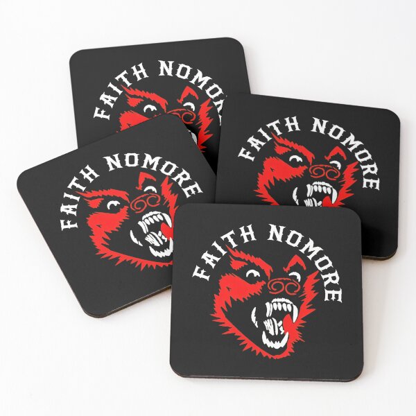 Item preview, Faith No More Snarling Wolf Red Art -86 designed and sold by CuteBots.