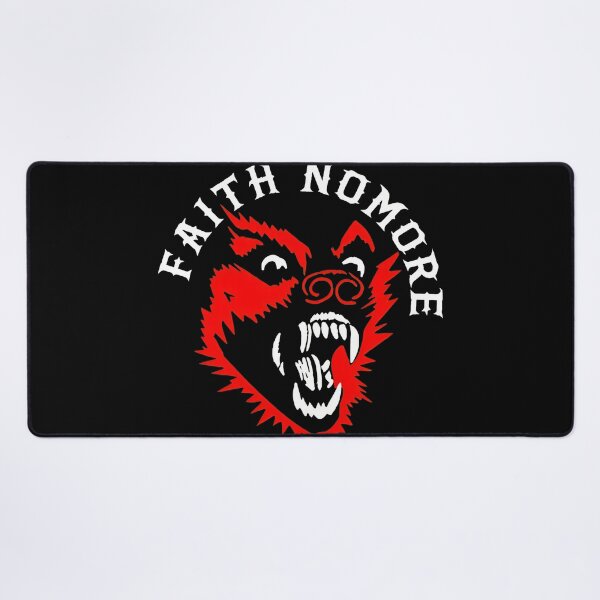 Item preview, Faith No More Snarling Wolf Red Art -86 designed and sold by CuteBots.