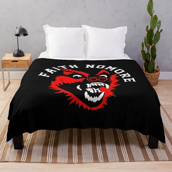 Item preview, Faith No More Snarling Wolf Red Art -86 designed and sold by CuteBots.