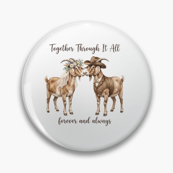 Item preview, Country Goat Wedding designed and sold by Tiffany Roy.