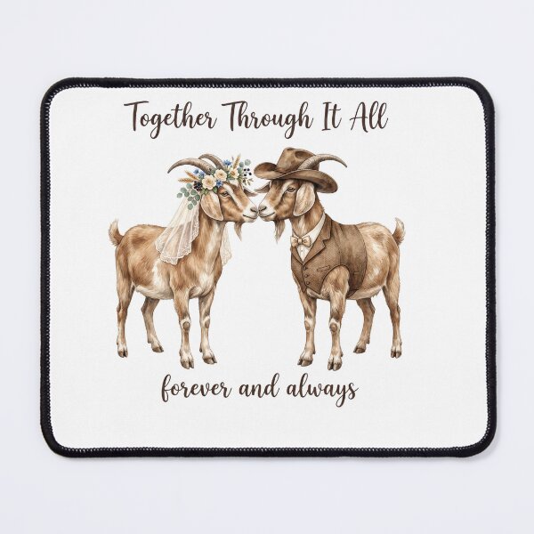Item preview, Country Goat Wedding designed and sold by Roy & Tiffany.
