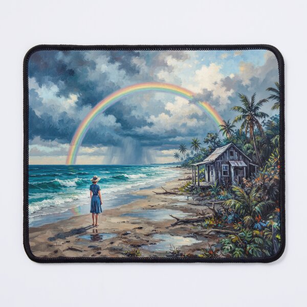 Item preview, Rainbow On A Tropical Beach designed and sold by Home Decor Art.