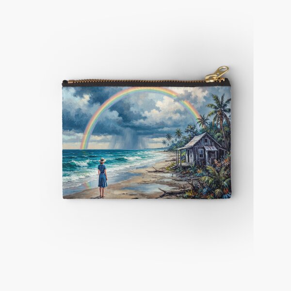 Item preview, Rainbow On A Tropical Beach designed and sold by Home Decor Art.