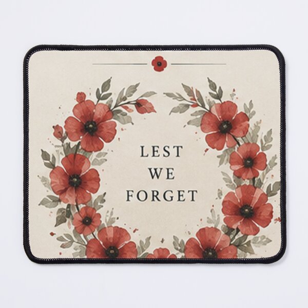 Item preview, Red Poppy Wreath – Remembrance Sunday Lest We Forget designed and sold by TeikunShop.