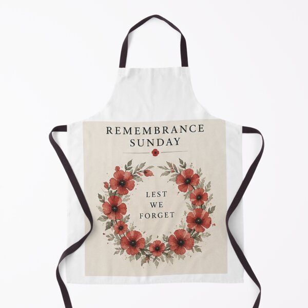 Item preview, Red Poppy Wreath – Remembrance Sunday Lest We Forget designed and sold by TeikunShop.