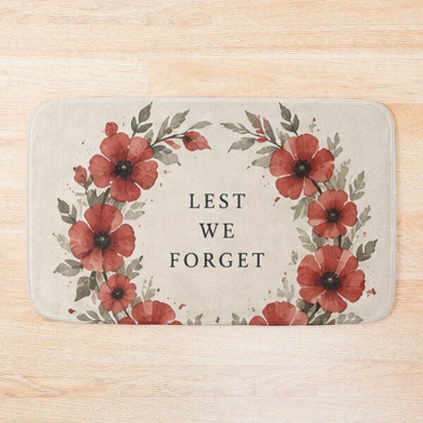 Item preview, Red Poppy Wreath – Remembrance Sunday Lest We Forget designed and sold by TeikunShop.