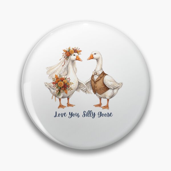 Item preview, Goose Wedding Couple designed and sold by Roy & Tiffany.