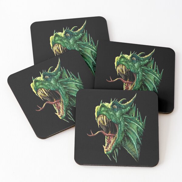 Item preview, Fierce Green Dragon Roaring Fantasy -59 designed and sold by CuteBots.
