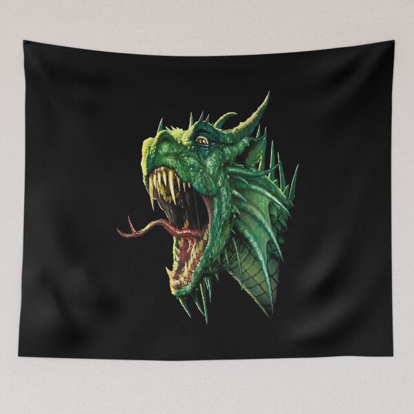 Item preview, Fierce Green Dragon Roaring Fantasy -59 designed and sold by CuteBots.