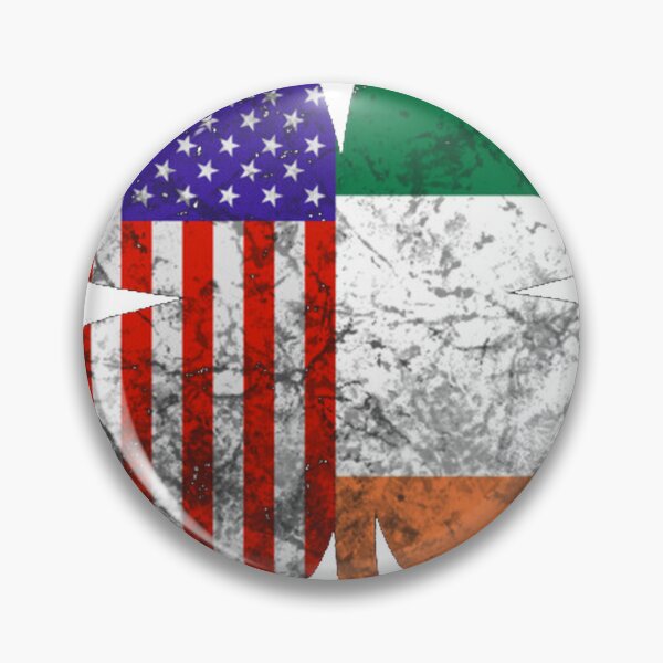 Item preview, Irish American Flag Shamrock designed and sold by NinaQueenBee.