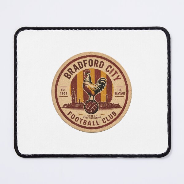 Item preview, Bradford City FC Beer Mat Inspired Fan Graphic designed and sold by FanFueledStickers.