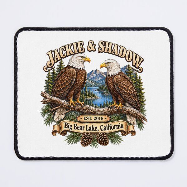 Item preview, Jackie and Shadow Bald Eagle Nature Scene designed and sold by nryum.