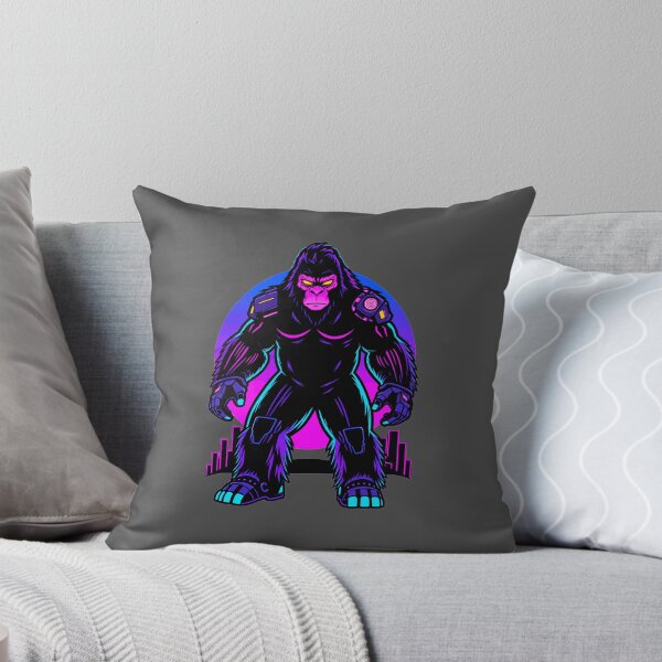 Item preview, Synthwave Cyberpunk Sasquatch designed and sold by KungPowUnicorn.