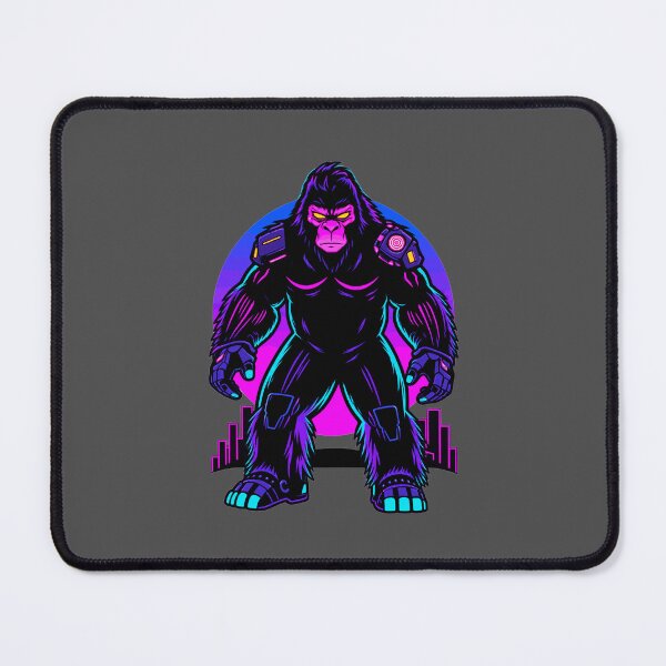 Item preview, Synthwave Cyberpunk Sasquatch designed and sold by KungPowUnicorn.