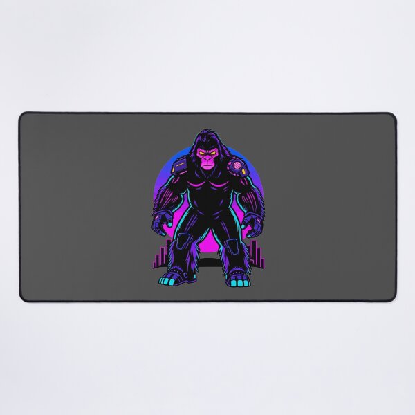 Item preview, Synthwave Cyberpunk Sasquatch designed and sold by KungPowUnicorn.