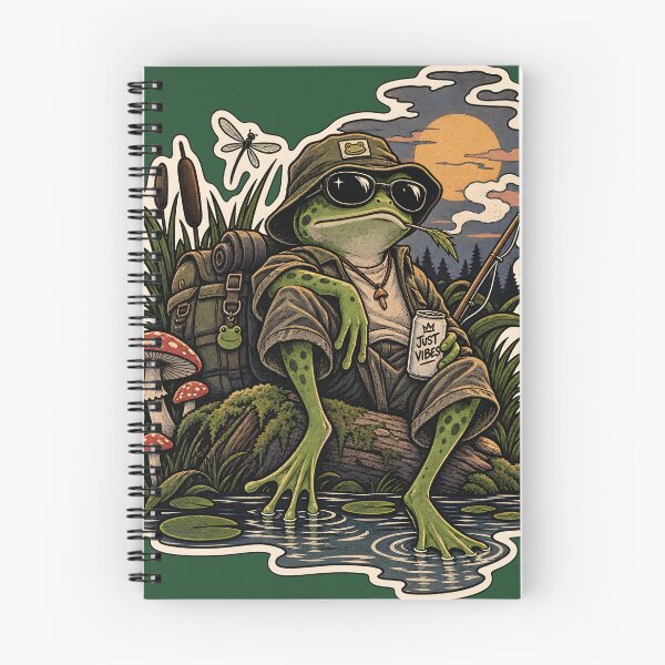 Item preview, Chill Frog Fishing Adventure designed and sold by Peac7e.