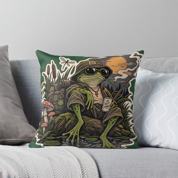 Item preview, Chill Frog Fishing Adventure designed and sold by Peac7e.