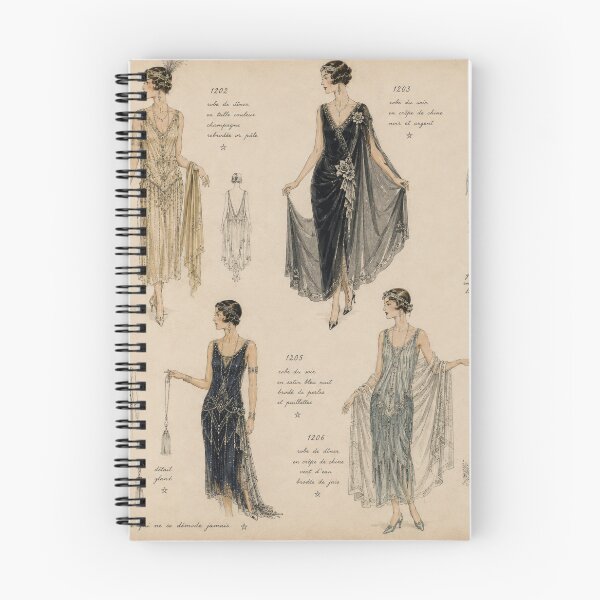 Item preview, Evening Fashion 1923 – Vintage 1920s Women’s Fashion designed and sold by GildedPagesCo.