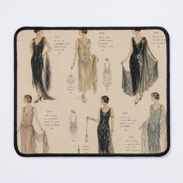 Item preview, Evening Fashion 1923 – Vintage 1920s Women’s Fashion designed and sold by GildedPagesCo.