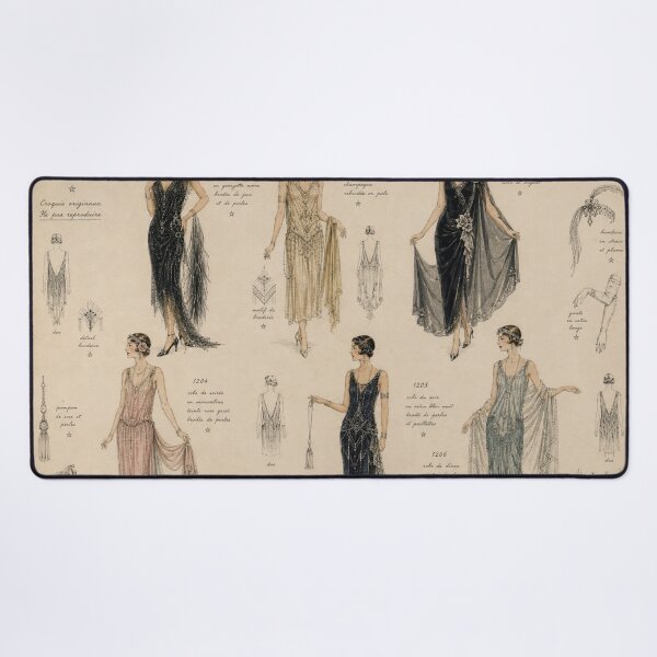 Item preview, Evening Fashion 1923 – Vintage 1920s Women’s Fashion designed and sold by GildedPagesCo.