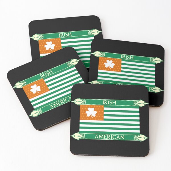 Item preview, Irish American Flag designed and sold by soyaarchive.