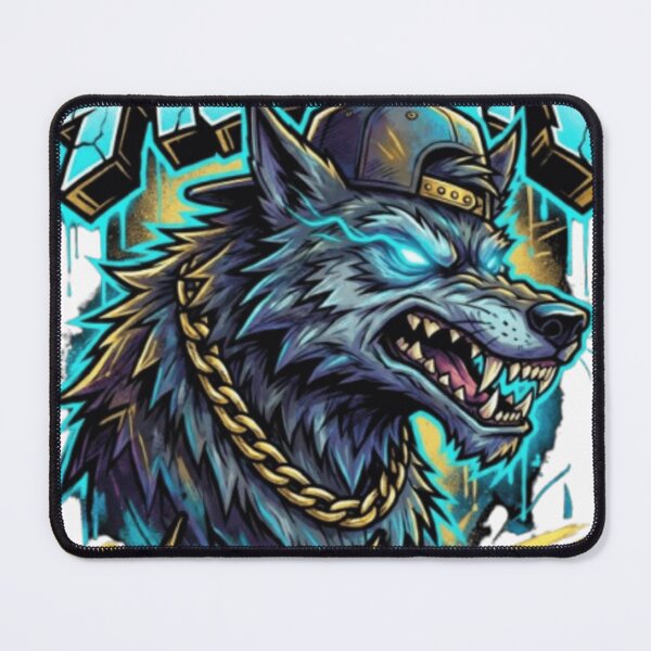 Item preview, Alpha On The Streets Graffiti Wolf Mascot designed and sold by ArhaanFashions.