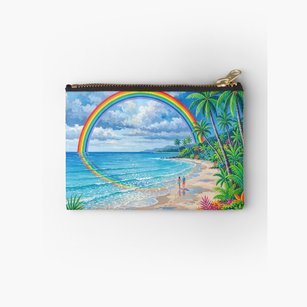 Item preview, Rainbow On A Tropical Beach designed and sold by Home Decor Art.