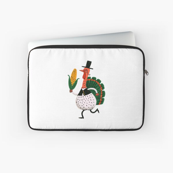 Item preview, Funny Thanksgiving Turkey with Corn – Quirky Fall Illustration designed and sold by Ramona-Gliga.