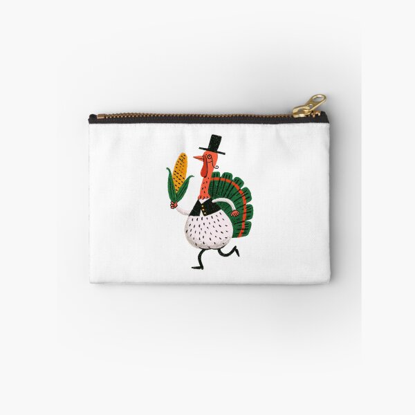 Item preview, Funny Thanksgiving Turkey with Corn – Quirky Fall Illustration designed and sold by Ramona-Gliga.