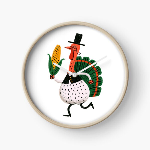 Item preview, Funny Thanksgiving Turkey with Corn – Quirky Fall Illustration designed and sold by Ramona-Gliga.