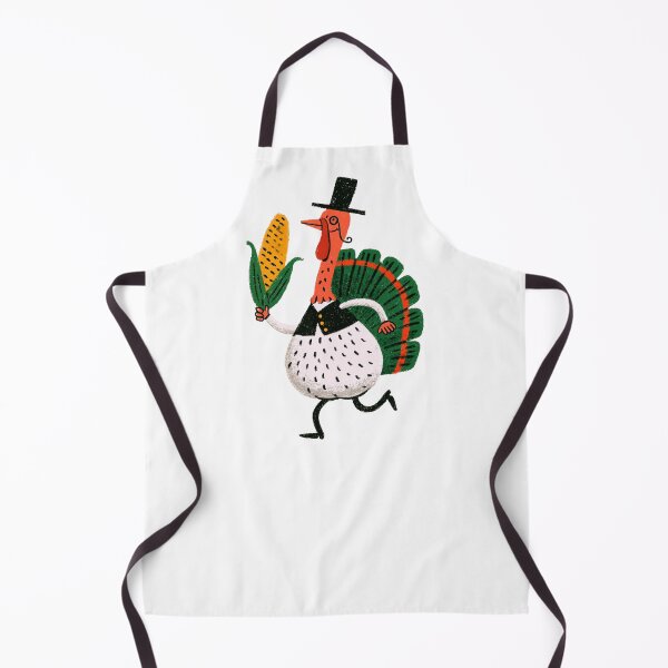 Item preview, Funny Thanksgiving Turkey with Corn – Quirky Fall Illustration designed and sold by Ramona-Gliga.