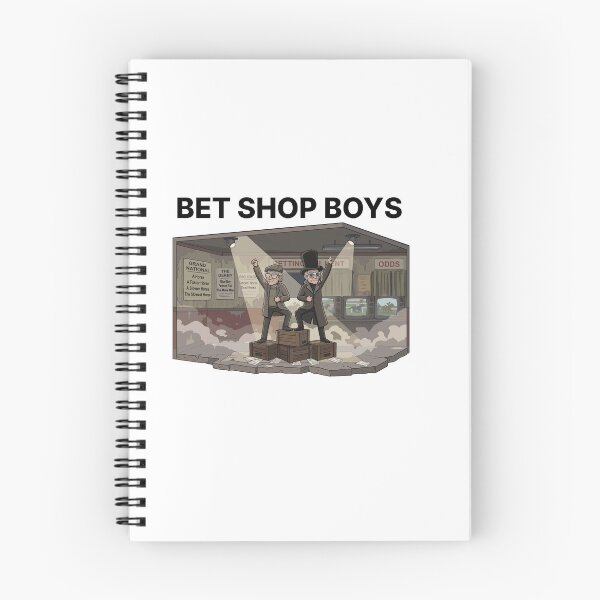 Item preview, Bet Shop Boys Funny Synth Pop Band Parody designed and sold by StoatandWeasel.