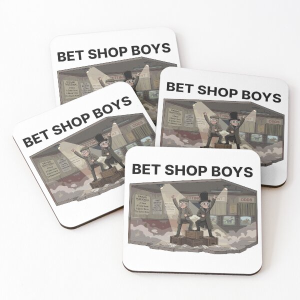 Item preview, Bet Shop Boys Funny Synth Pop Band Parody designed and sold by StoatandWeasel.
