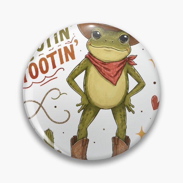 Item preview, Rootin Tootin Cowboy Frog Funny Western Toad Wearing Boots designed and sold by ucpstudio.