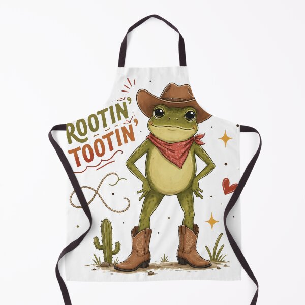 Item preview, Rootin Tootin Cowboy Frog Funny Western Toad Wearing Boots designed and sold by ucpstudio.