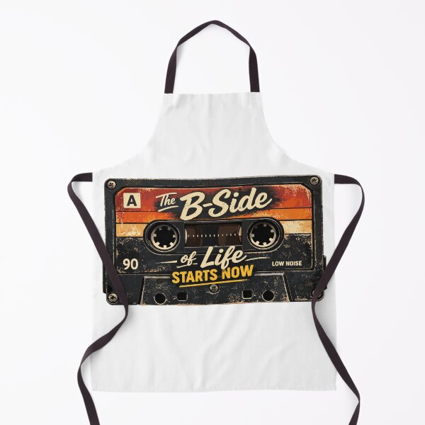 Item preview, The B-Side of Life: Retro Cassette & Saying designed and sold by Pineapple-Tree.