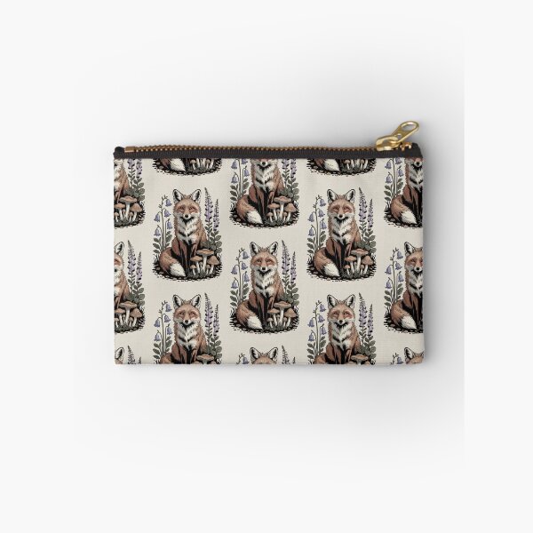 Item preview, Woodland Fox & Bluebells Nature Illustration designed and sold by NuvoraNest.