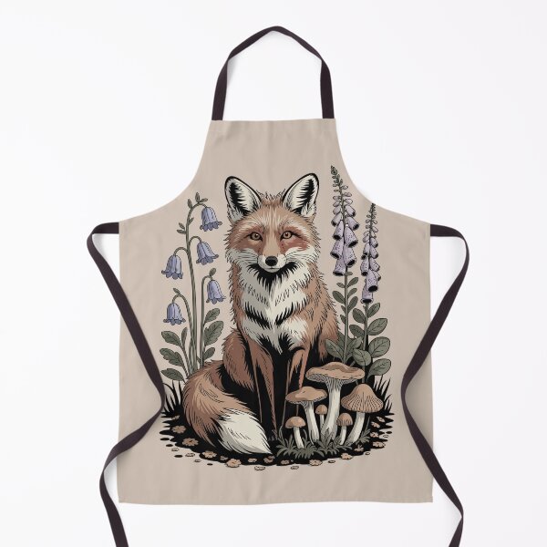 Item preview, Woodland Fox & Bluebells Nature Illustration designed and sold by NuvoraNest.