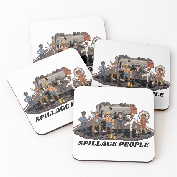Item preview, Spillage People Funny Retro Disco Band Parody designed and sold by StoatandWeasel.