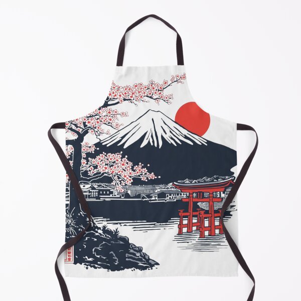Item preview, Mt Fuji Japanese Torii Gate and Cherry Blossom Art designed and sold by appareshop88.
