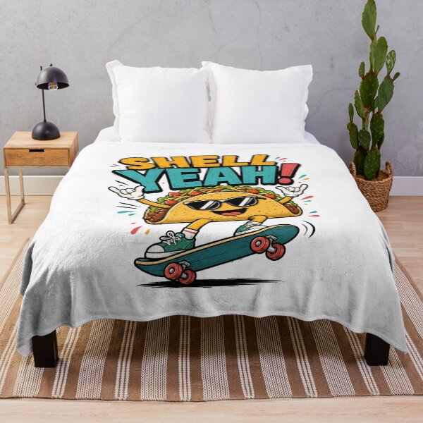 Item preview, Shell Yeah! Funny Taco Skateboarder designed and sold by CraigDesignWork.