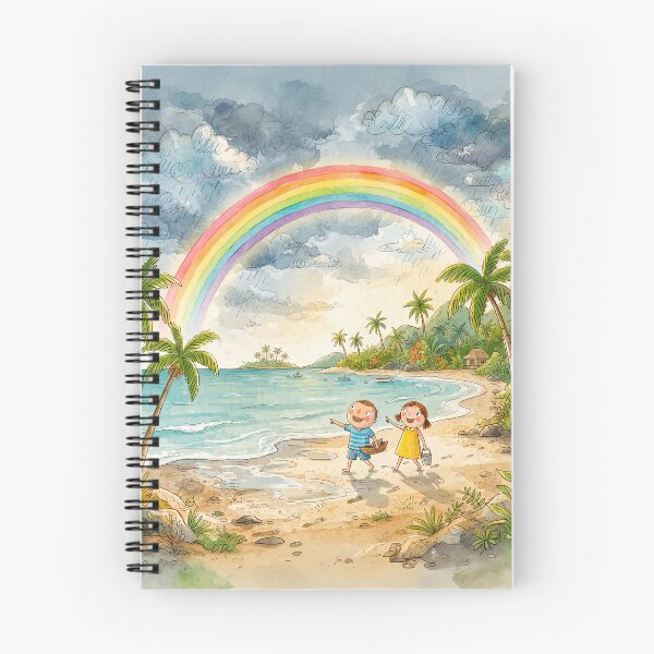 Item preview, Rainbow On A Tropical Beach designed and sold by Home Decor Art.