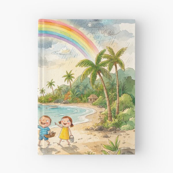 Item preview, Rainbow On A Tropical Beach designed and sold by Home Decor Art.