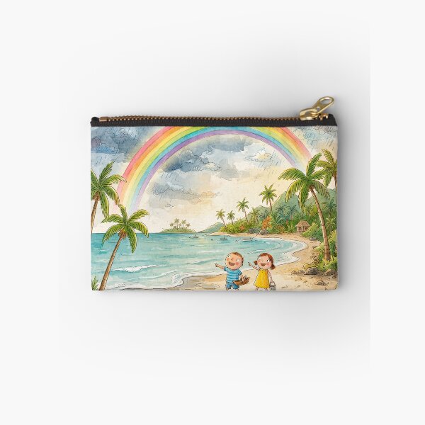 Item preview, Rainbow On A Tropical Beach designed and sold by Home Decor Art.