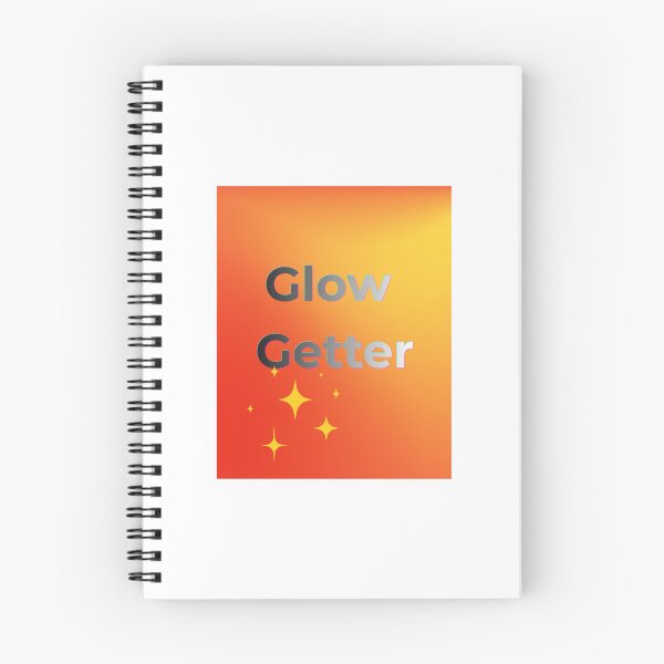 Item preview, Glow Getter Orange Gradient Sparkle Design  designed and sold by Cadentt.
