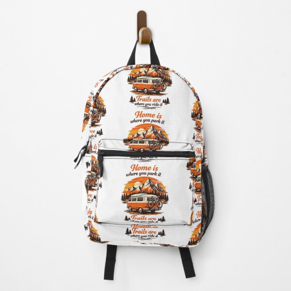 Item preview, Campervan Mountain bike Mountains Sunset Design designed and sold by Pineapple-Tree.