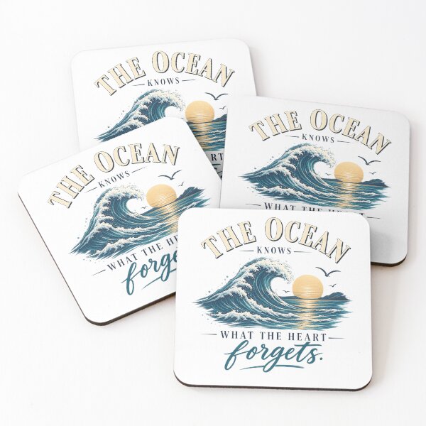 Item preview, The Ocean Knows What the Heart Forgets – Vintage Ocean Wave designed and sold by Splendourlane.