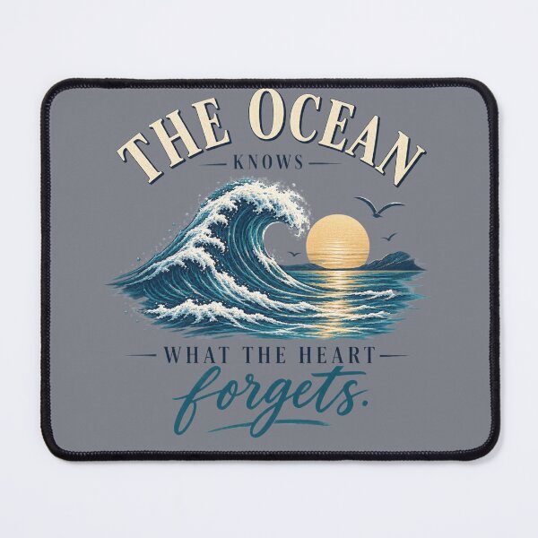 Item preview, The Ocean Knows What the Heart Forgets – Vintage Ocean Wave designed and sold by Splendourlane.