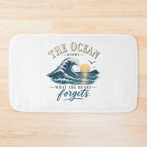 Item preview, The Ocean Knows What the Heart Forgets – Vintage Ocean Wave designed and sold by Splendourlane.
