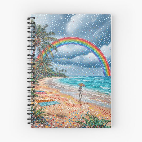 Item preview, Rainbow On A Tropical Beach designed and sold by Home Decor Art.